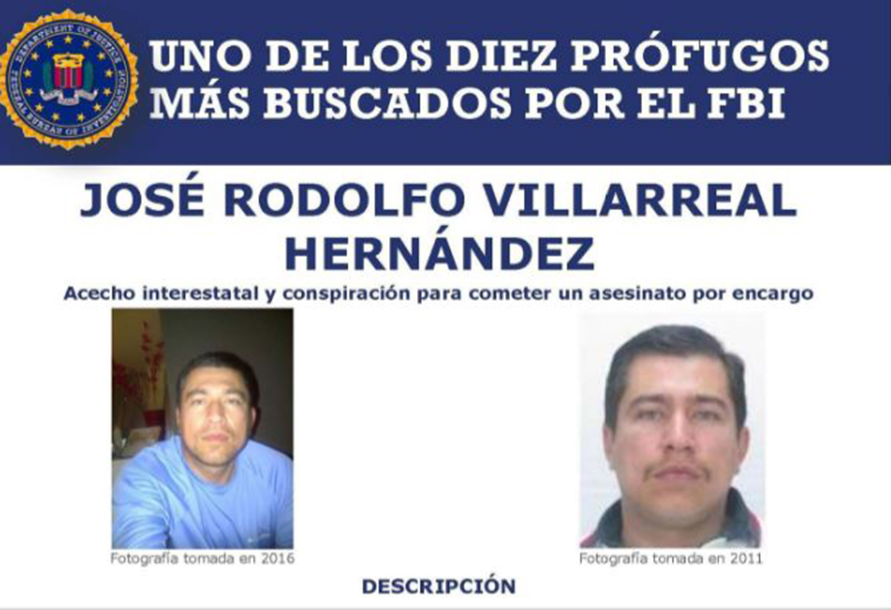 Suman a narco mexicano, en la lista de los más buscados por EU