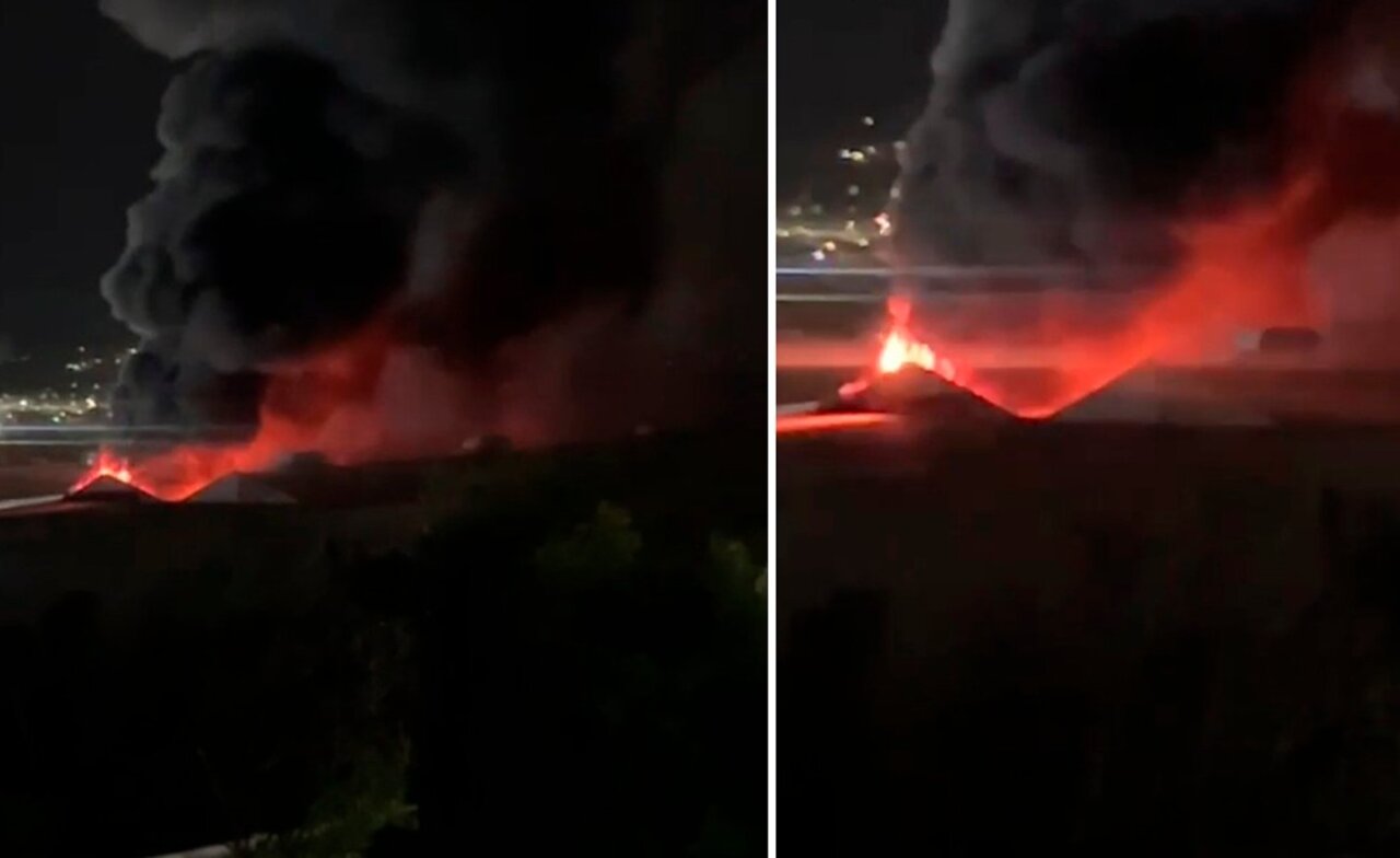 Se quema bodega de materiales y autos, frente a La Primavera, en Culiacán (VIDEO Y FOTOS)