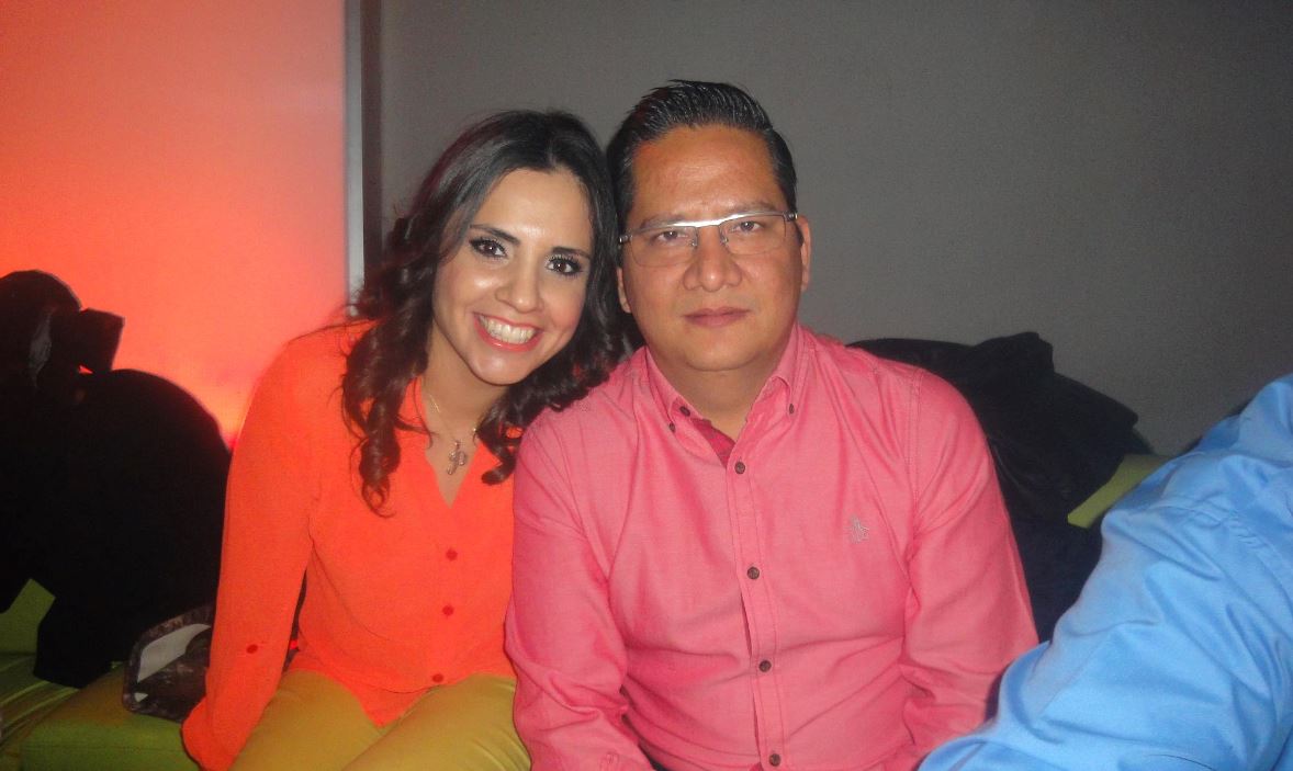 Carlos mario su esposa Pier Angy