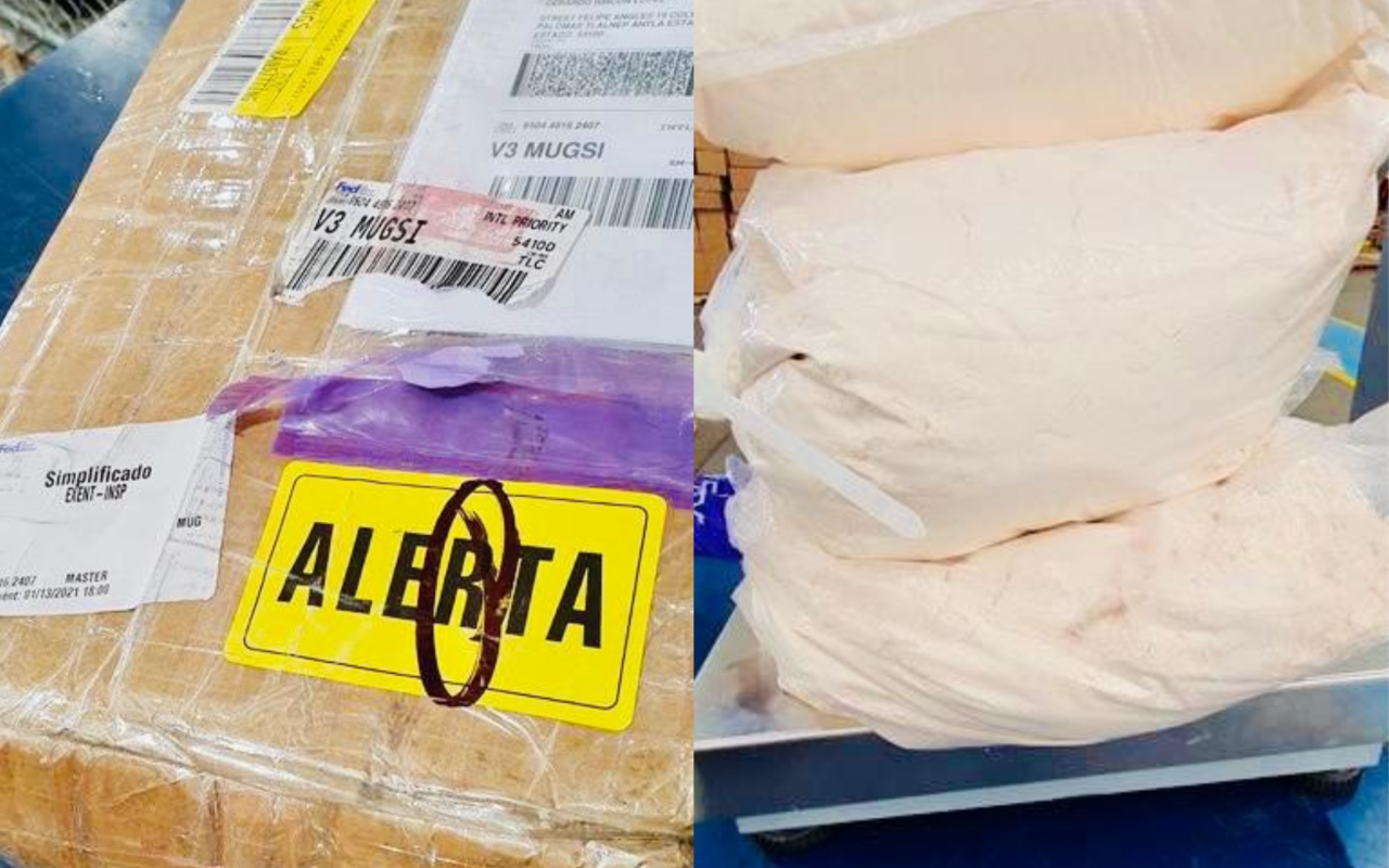 Decomisan 25 kilos de fentanilo en cajas de pintura procedente de China
