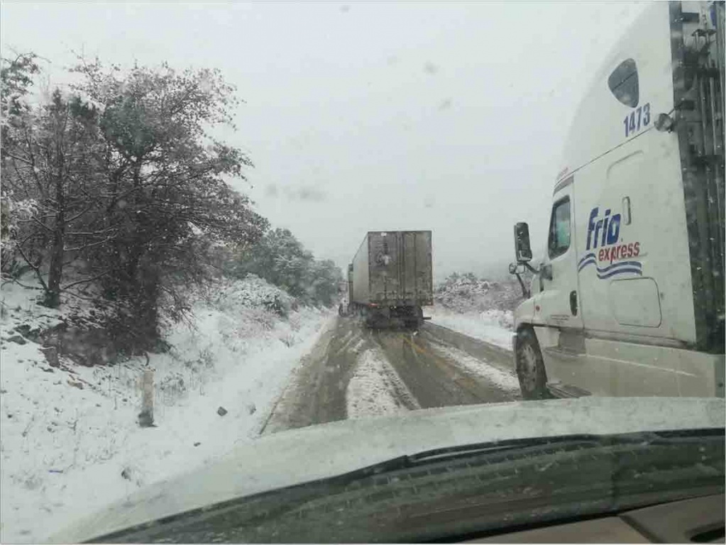 ¡Frío congelante!; baja termómetro hasta los -14 GRADOS en Arteaga
