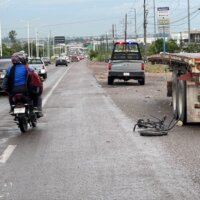 Ciclista pierde la vida al ser arrollado en ‘La Costerita’, en Culiacán
