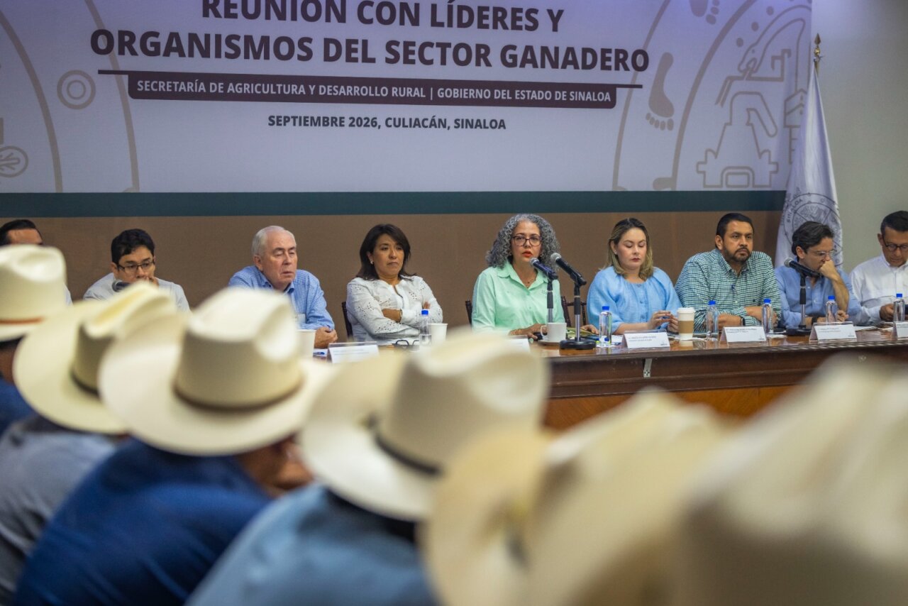 Gobernadora de Sinaloa y secretaria de Agricultura abren diálogo con el sector ganadero