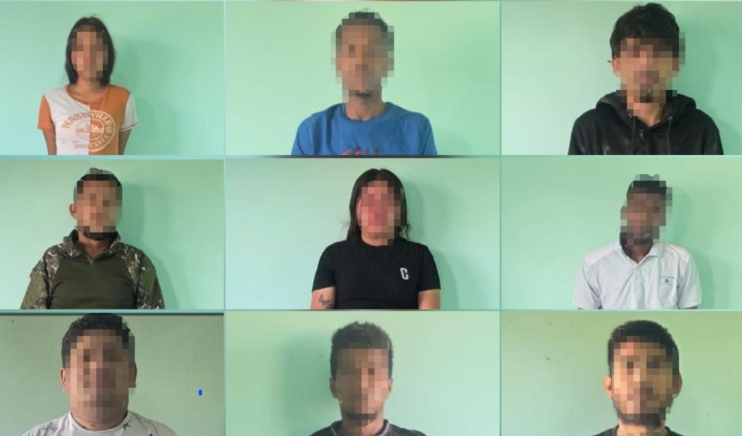 Caen siete sujetos y dos mujeres con fusiles en Rosario; había colombianos y cubanos