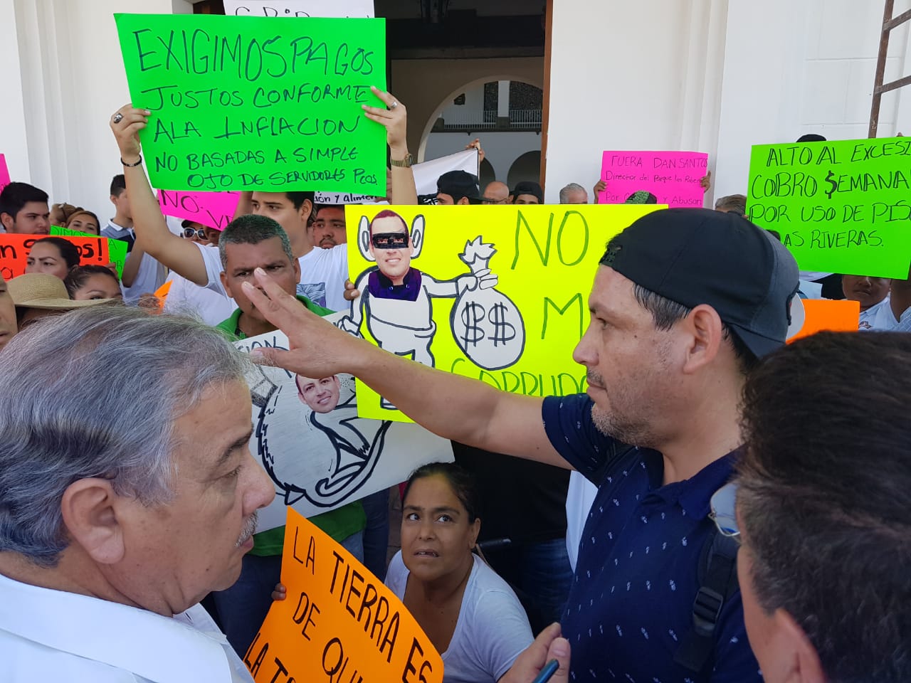 manifestaciones comerciantes