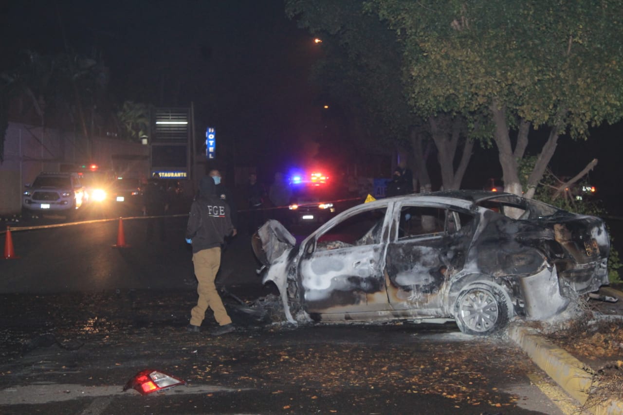 accidente calcinado
