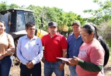 Dan banderazo de inicio para la rehabilitación del sistema de agua en San Jorge, Mocorito