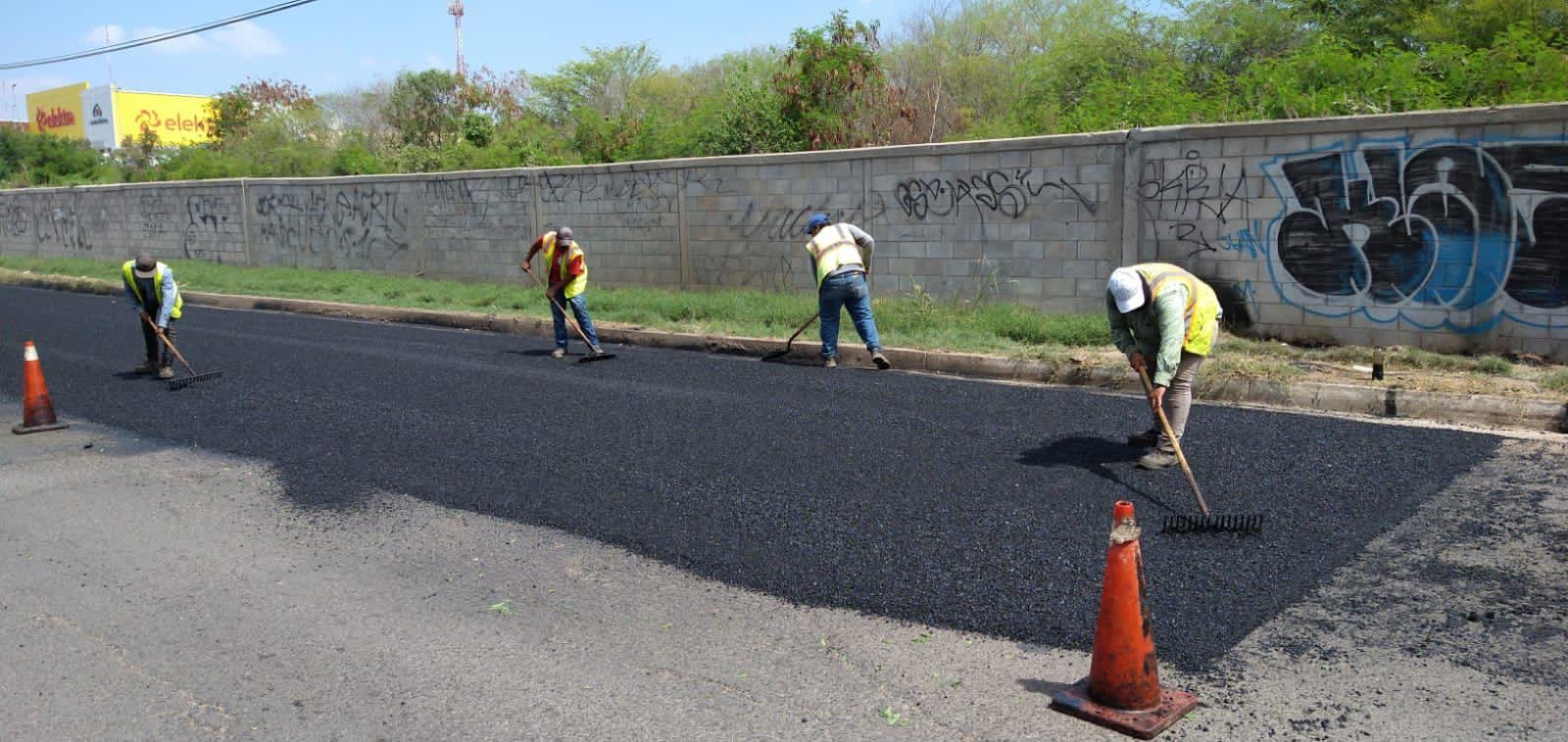 asfalto calle bache culiacán