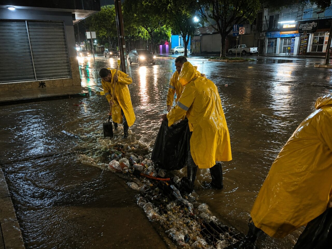 basura alcantarillas culiacán lluvias