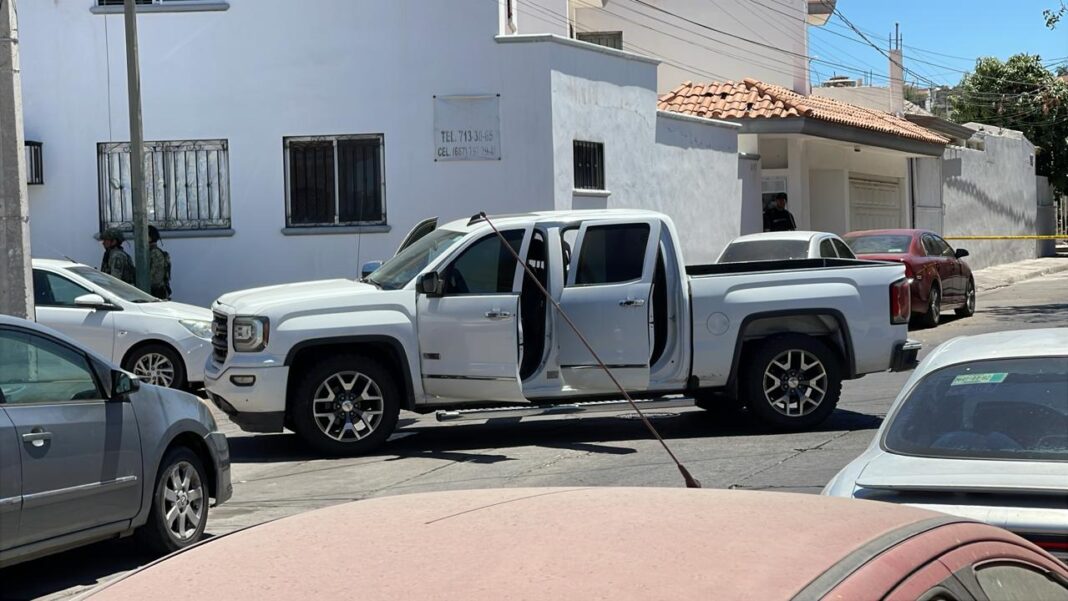 camioneta gmc recuperada perseución