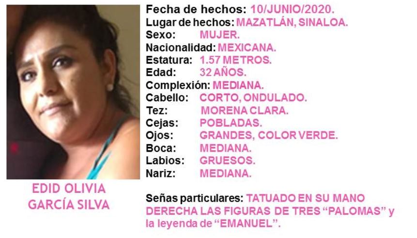 Solicitan Ayuda Para Localizar A Olivia Desaparecio En Sinaloa Reflectoresmx