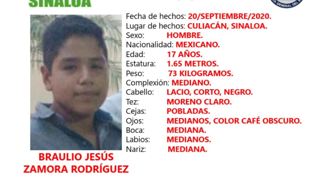 desaparecido Braulio culiacán