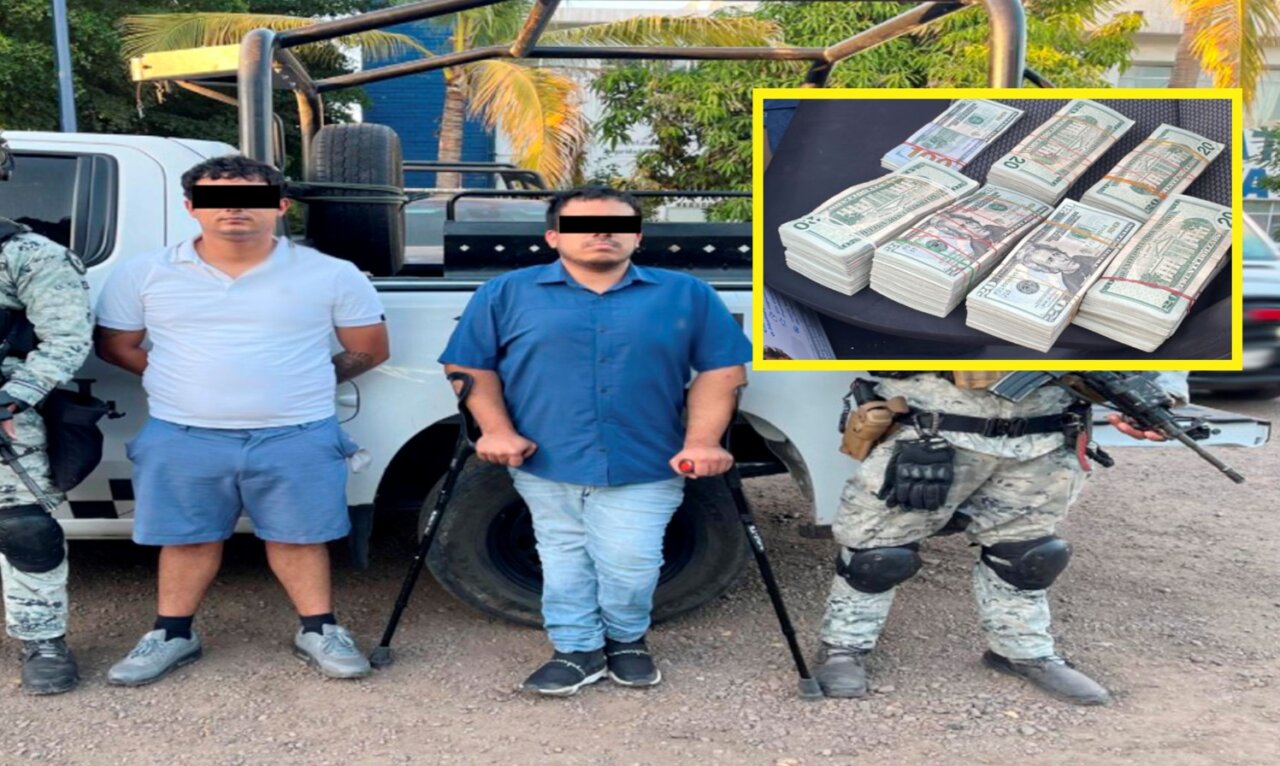 detenidos con 50 mil dolare