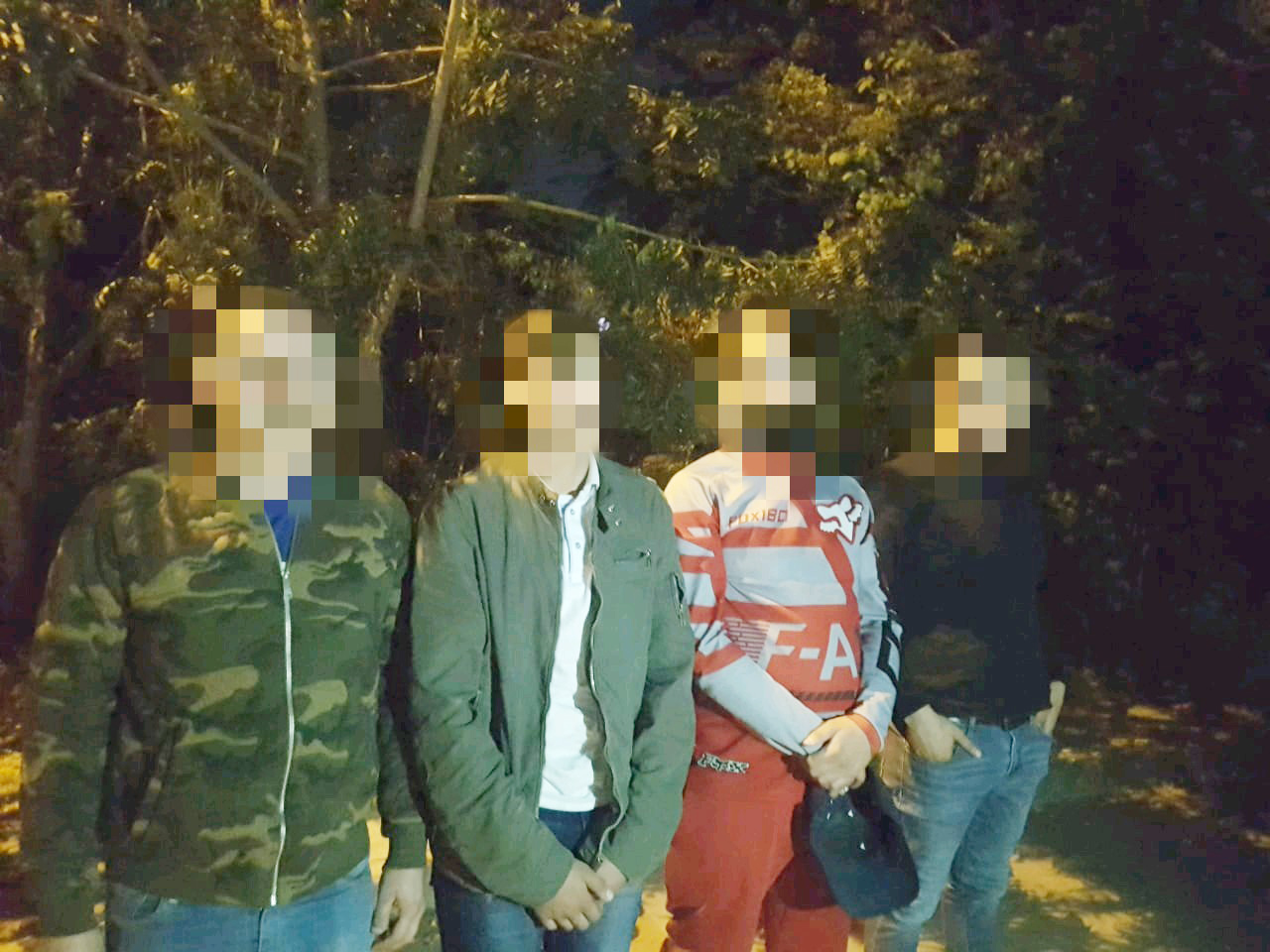 detenidos con granadas