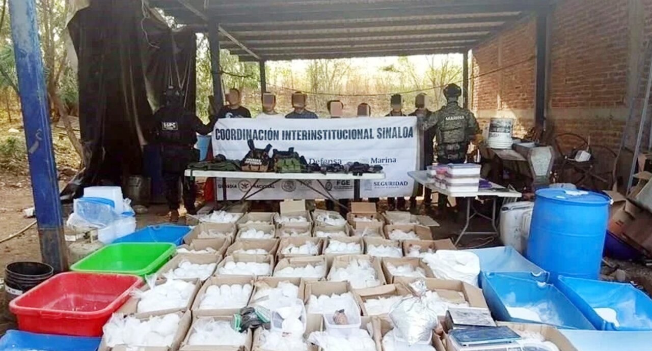 detenidos narcolaboratorio culiacan