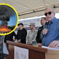 Gobernador Rocha atestigua incineración de drogas y objetos del delito asegurados