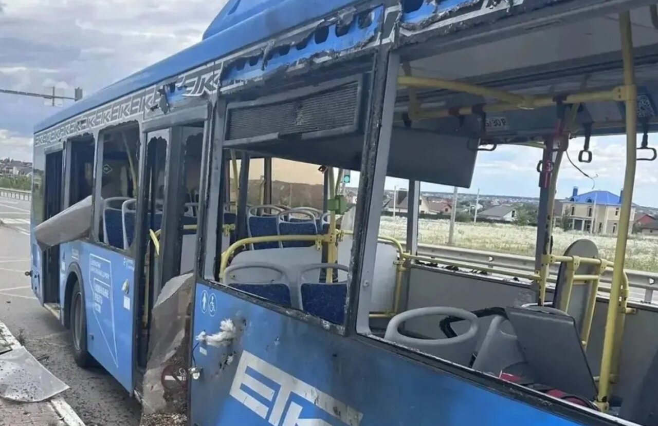 dron ucrania ataca camion