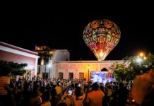 Cuarta Fiesta de los Globos ilumina el cielo en Mocorito