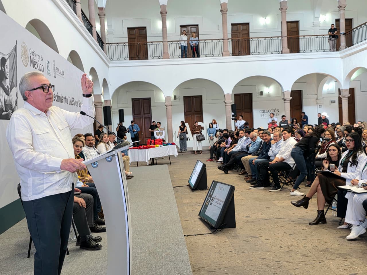 gobernador rocha empleados del IMSS