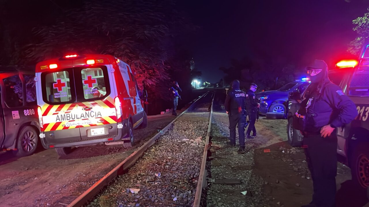 Balean a un hombre junto a las vías del ferrocarril en el Palmito Viejo, Culiacán
