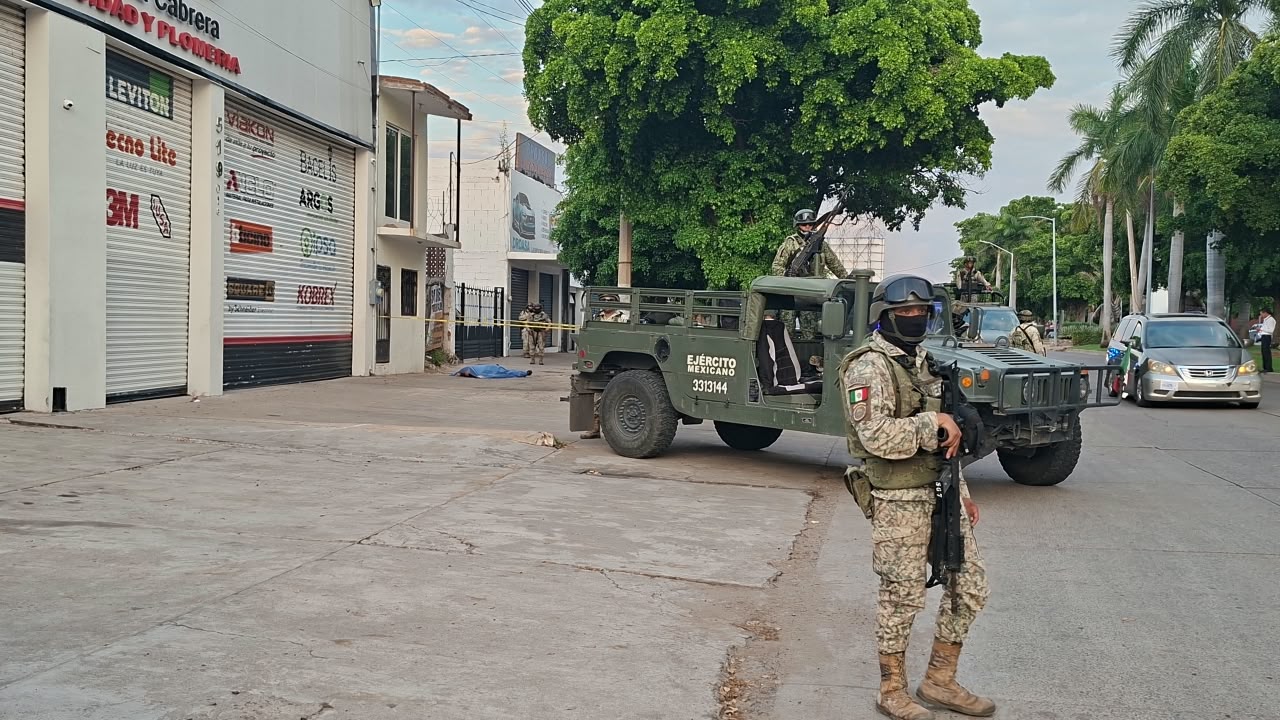Hombre es acribillado a tiros frente al Panteón Civil de Culiacán