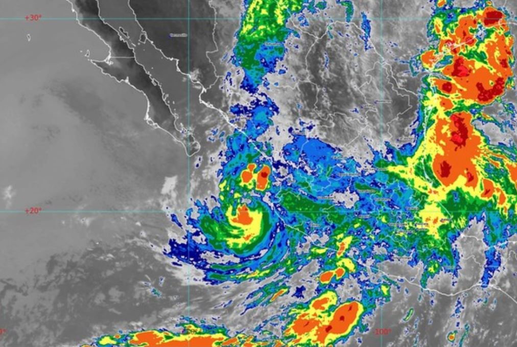 Para las próximas horas se esperan fuertes lluvias en Culiacán, Mazatlán y Rosario