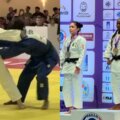 Paulina Lizbeth Martínez Claro en el tatami durante la competencia de la categoría -52 kilogramos en la Copa Centroamericana y del Caribe de Judo Guatemala 2026.
