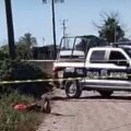 Camino de terracería en la zona de Acapulquito, sindicatura de Aguaruto, donde fue localizado el cuerpo de un hombre ejecutado.