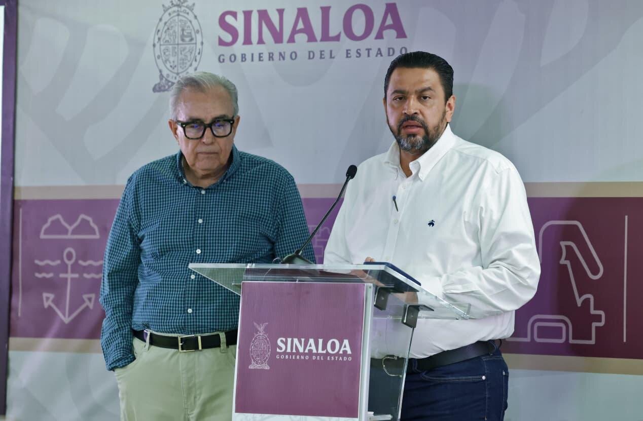 Conferencia del gobernador Rubén Rocha Moya en Palacio de Gobierno de Sinaloa, acompañado de su gabinete agropecuario. Conferencia del gobernador Rubén Rocha Moya en Palacio de Gobierno de Sinaloa, acompañado de su gabinete agropecuario.