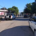 Vivienda en la avenida Rey Melchor, colonia Vicente Lombardo Toedano, con cinta de perímetro de la Guardia Nacional.