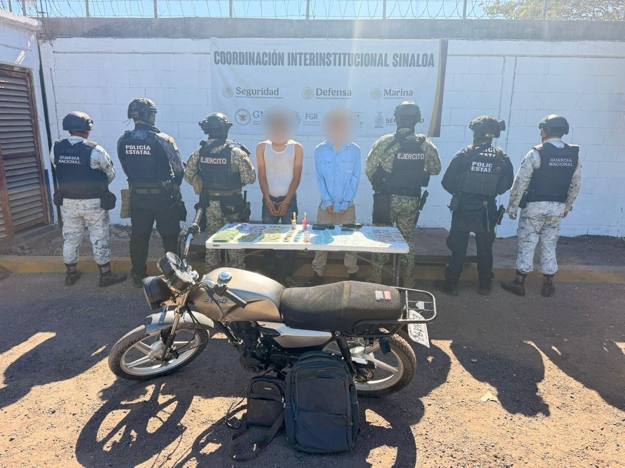 Dos detenidos con drogas en Culiacán Dos detenidos con drogas en Culiacán