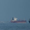 Buques petroleros en el Estrecho de Ormuz. Foto: AP