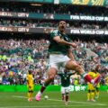 Raúl Jiménez en la apertura de la Copa Mundial 2026 tras anotar el segundo gol contra Sudáfrica. Foto: AP