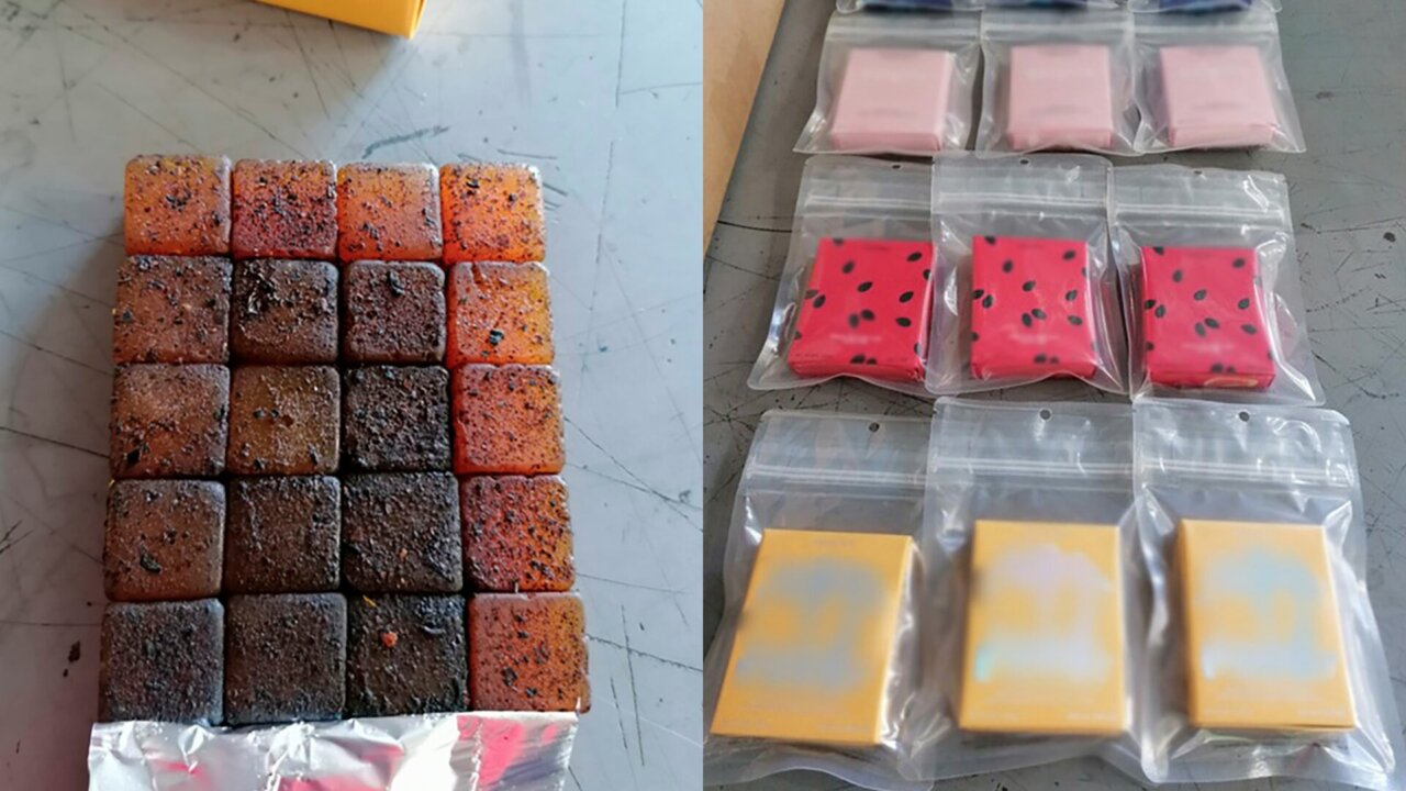 Gomitas con THC aseguradas en Aeropuerto Gomitas con THC aseguradas en Aeropuerto