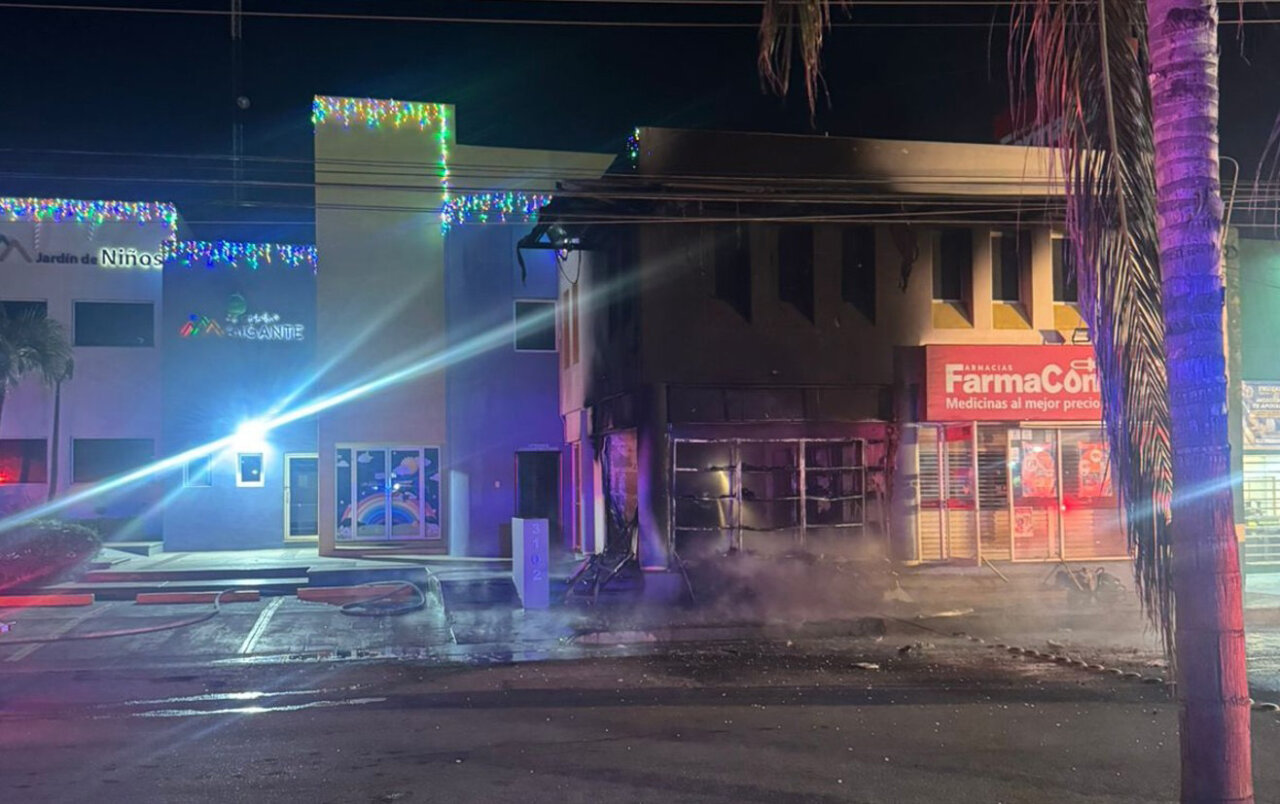 incendio tienda colegio