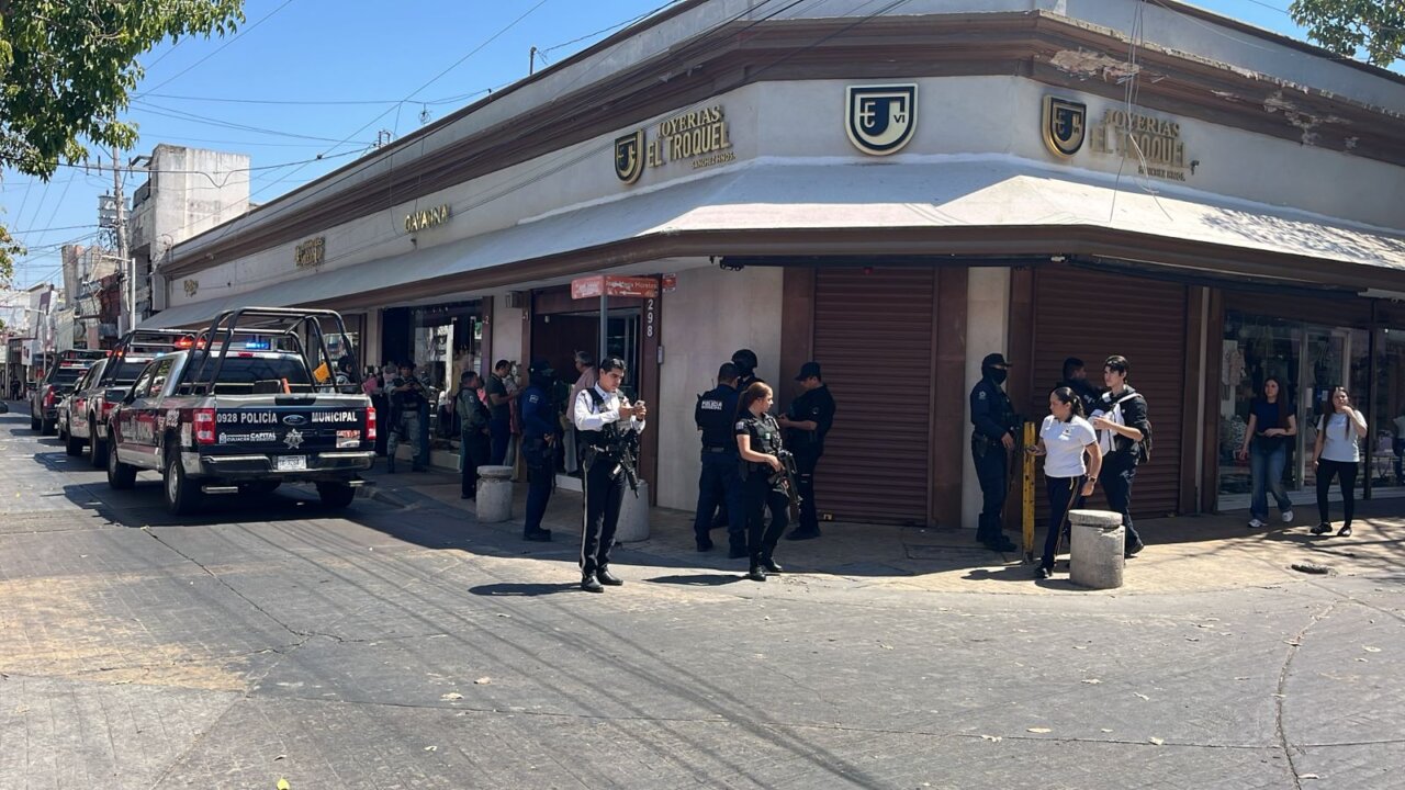 intento de asalto a joyería culiacán