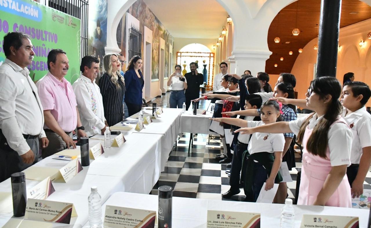 En Mocorito, instalan el Consejo Consultivo Municipal de Niñas, Niños y Adolescentes