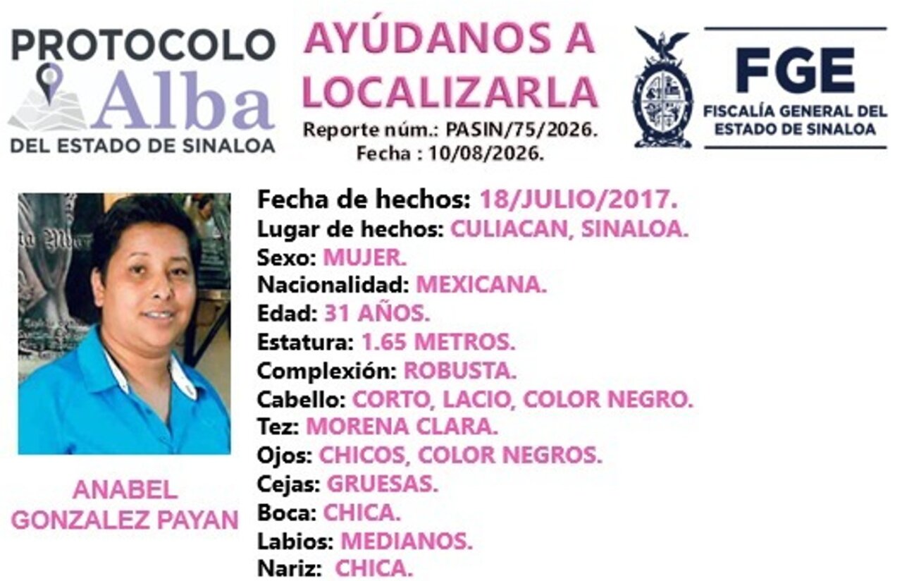 mujer desaparecida anabel