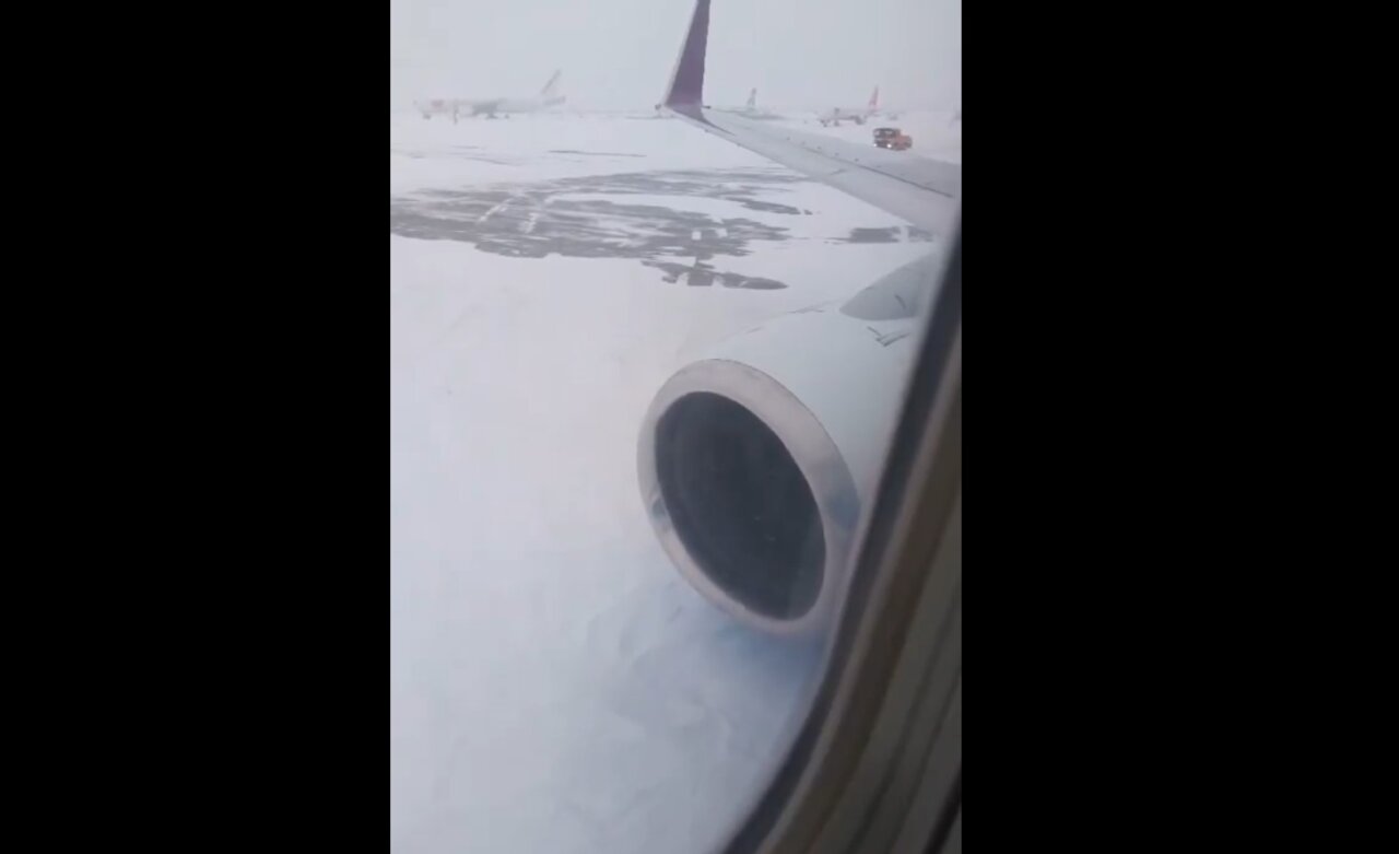nieve avión rusia