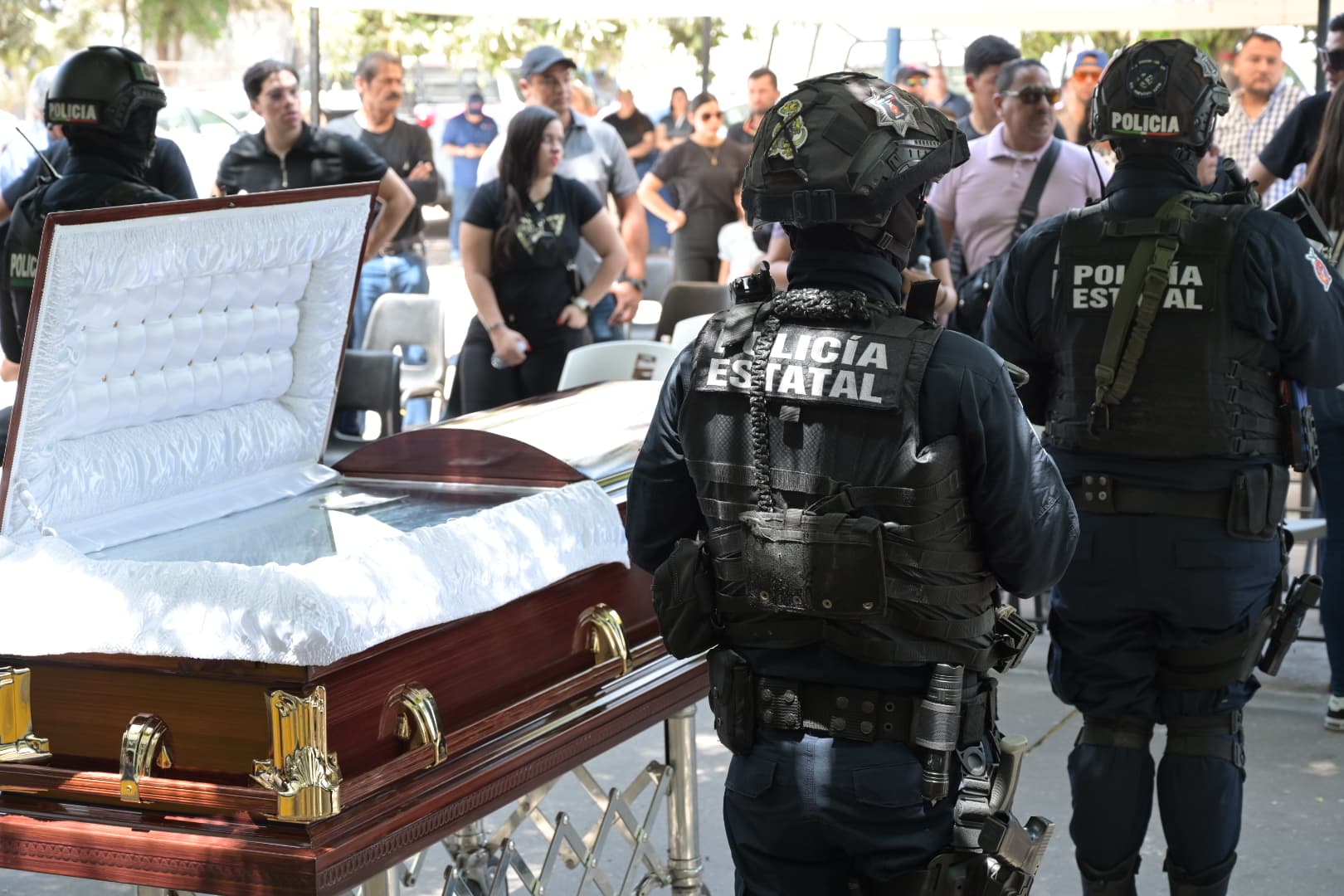 policía estatal caído