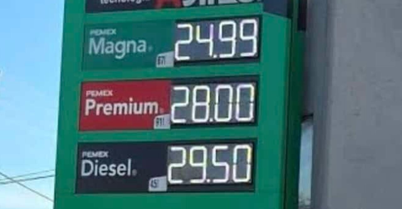 precio de diesel