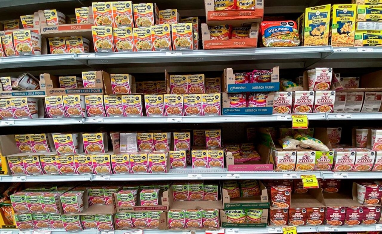 sopas instatáneas