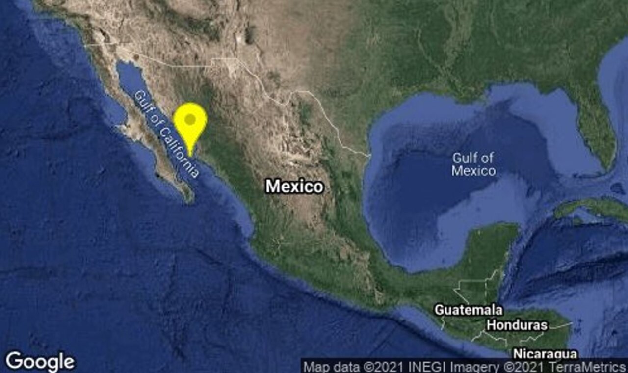 temblor en Ahome