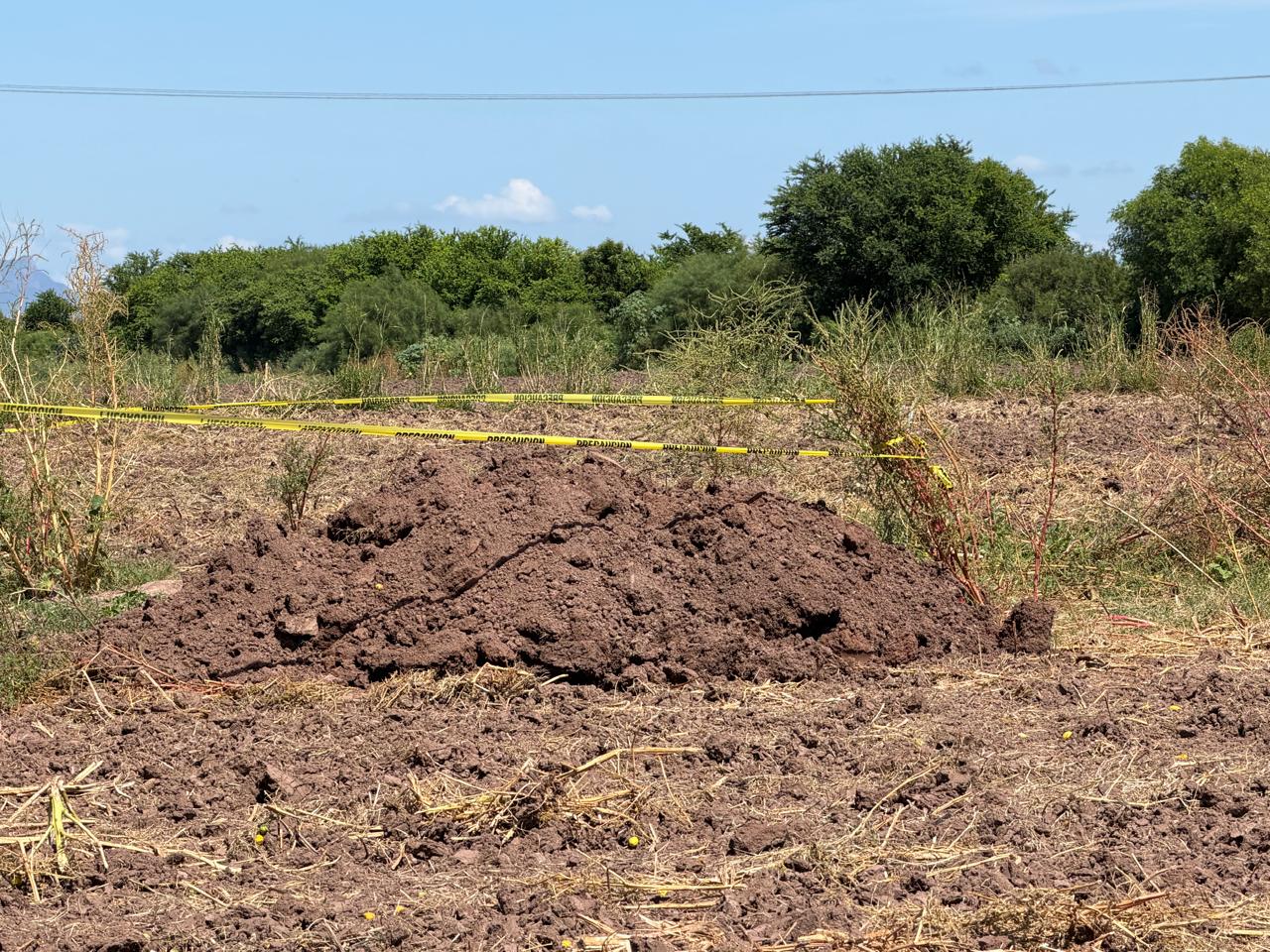 Aumenta a tres los cuerpos los localizados en la fosa clandestina de Navolato
