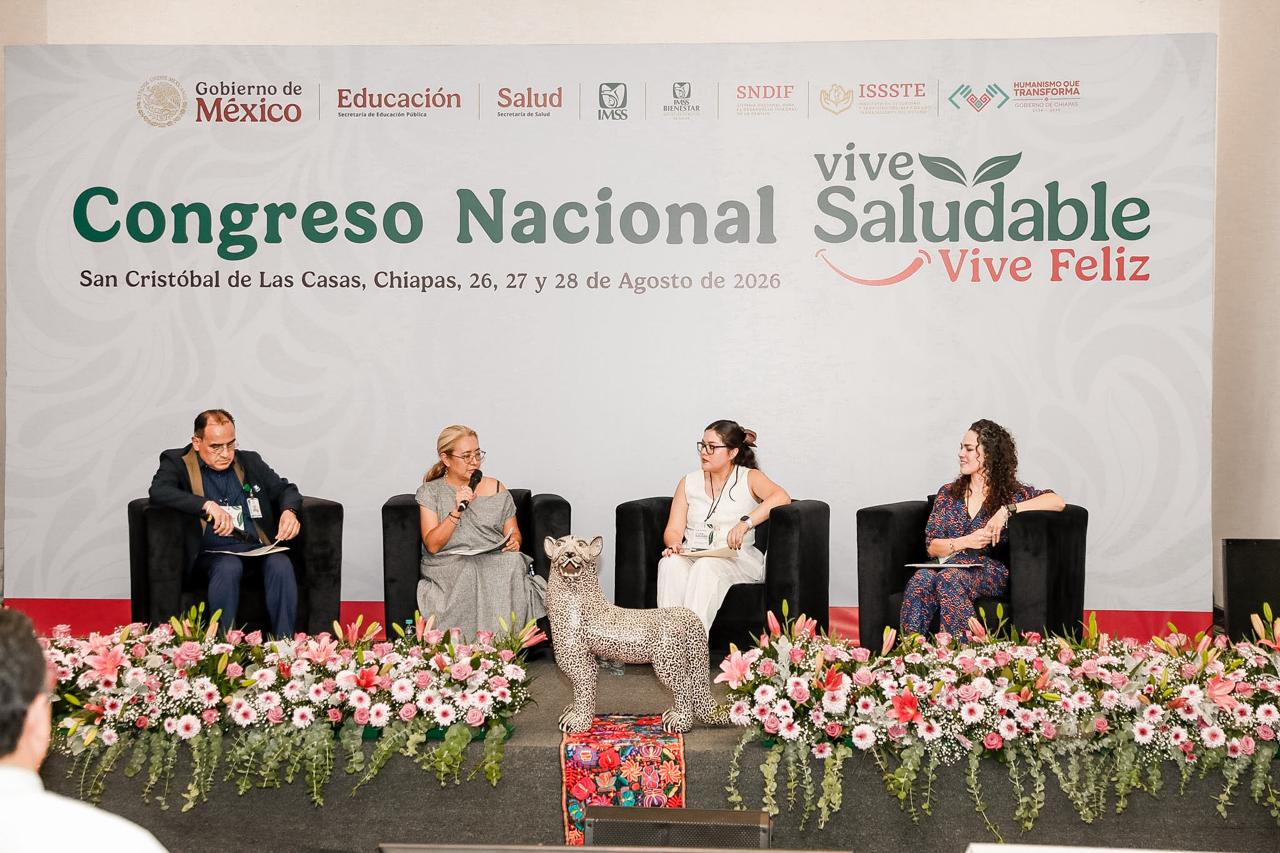 DIF Sinaloa participa en el Congreso Nacional “Vive Saludable, Vive Feliz” organizado en Chiapas